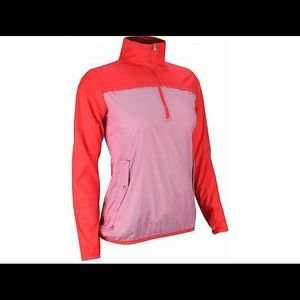 Adidas golf wind two tone pullover wind breaker